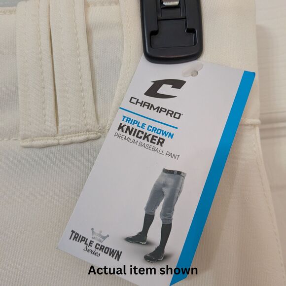 ⚾ NWT CHAMPRO Triple Crown Knicker Premium Baseball Pants Youth L 27-29 - Picture 9 of 10